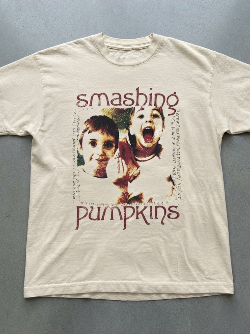 Smashing Pumpkins Gildan Cotton T-Shirt Music Graphic Print Top